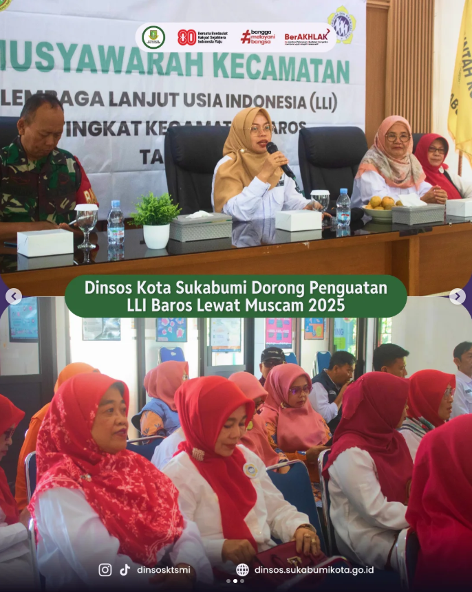 Dinas Sosial Kota Sukabumi menghadiri Musyawarah Kecamatan (Muscam)